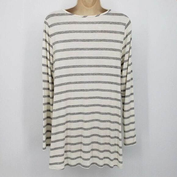 Infinity Raine Tunic Blouse Loose Pullover Long Sleeves - Picture 4 of 5